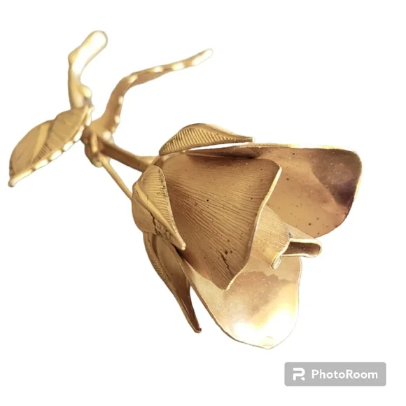 Giovanni Rose of Christ Brooch Gold Pin - Picture 7 of 9